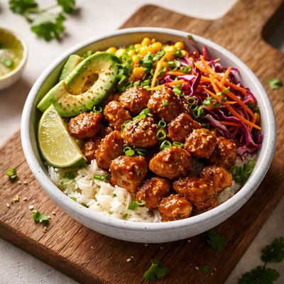 Spicy chicken bowl