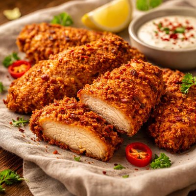 Spicy chicken cutlet