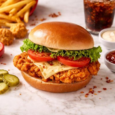 Spicy chicken in wendys