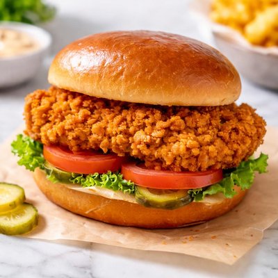 Spicy chicken sandwich great value