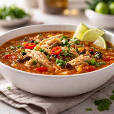 Spicy chicken soup