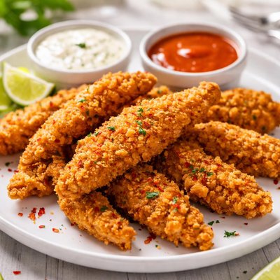 Spicy chicken strips