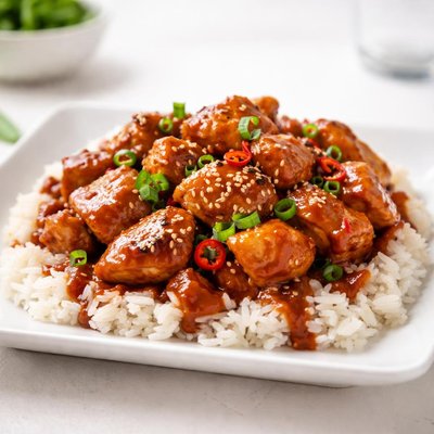 Spicy chicken teriyaki