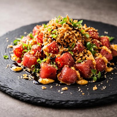 Spicy crunch tuna
