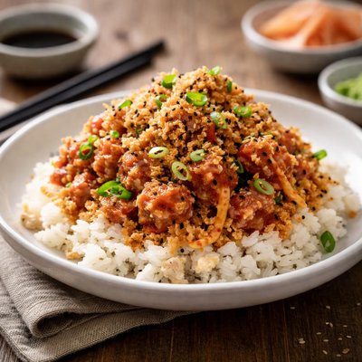 Spicy crunchy tuna