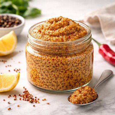 Spicy ground mustard