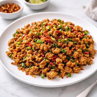 Spicy ground pork