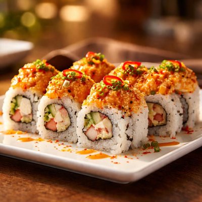 Spicy kani roll