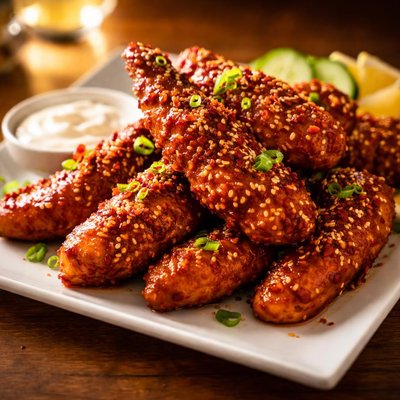 Spicy korean chicken tenders
