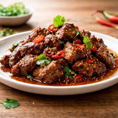 Spicy lamb