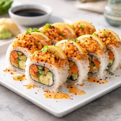Spicy lemon sushi