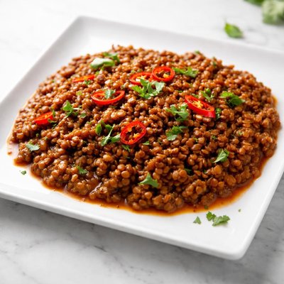 Spicy lentils