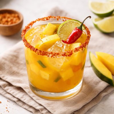 Spicy mango margarita