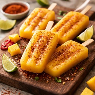 Spicy mango popsicle