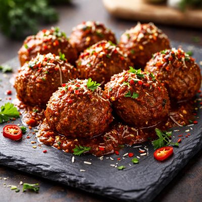 Spicy meatball