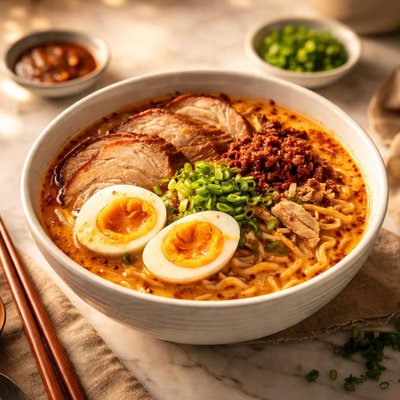 Spicy miso tonkotsu ramen