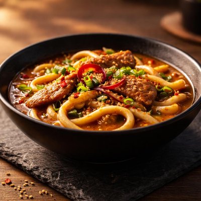 辣味味噌乌冬