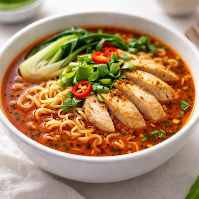 Spicy noodle soup