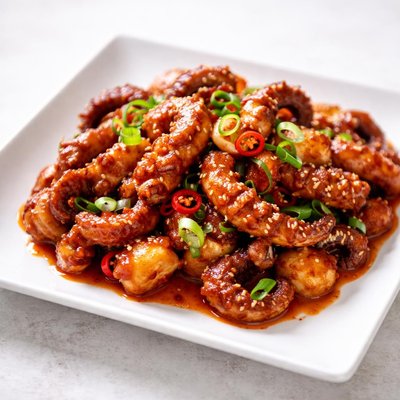 Spicy octopus
