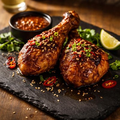 Spicy oriental chicken leg