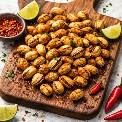 Spicy pistachios