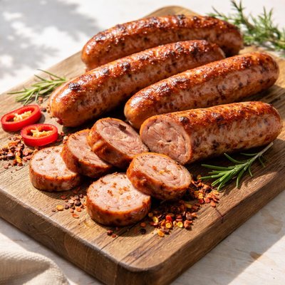 Spicy pork sausage