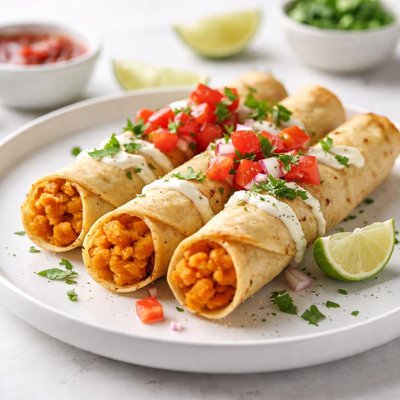 Spicy potato taquito