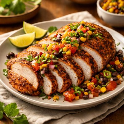 Spicy southwestern style turkey