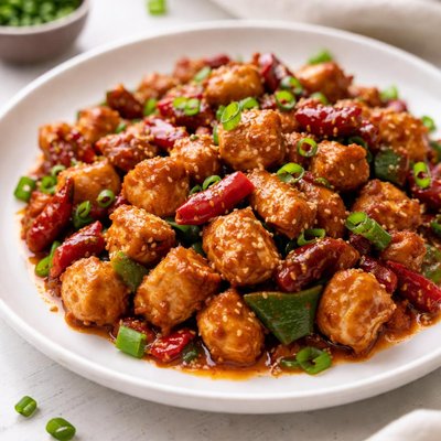 Spicy stir-fried chicken