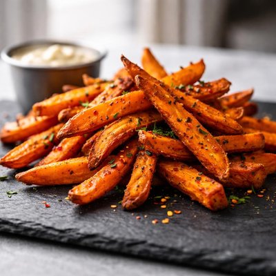 Spicy sweet potato fried