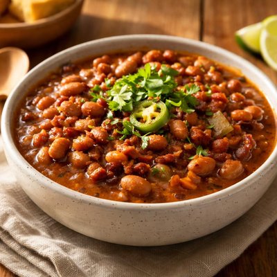 Frijoles Pintos al Estilo Texas Picantes