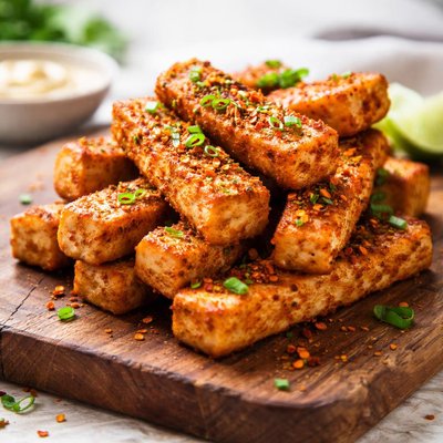 Spicy tofu sticks