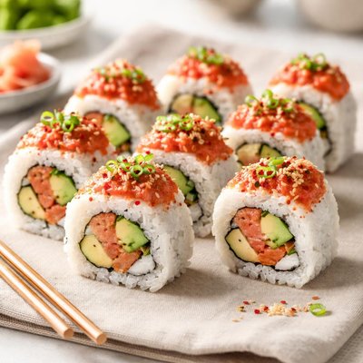Spicy tuna avocado roll