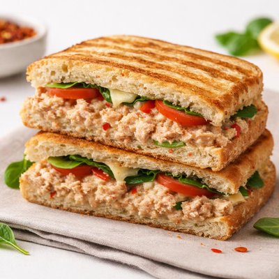 Spicy tuna panini