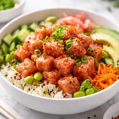 Spicy tuna poke