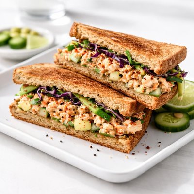 Spicy tuna sandwich asaka