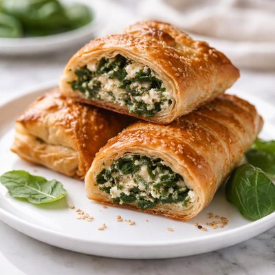 Spinach and cheese pastry