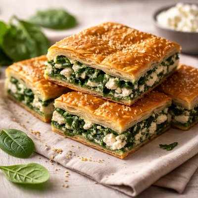 Spinach and feta pie