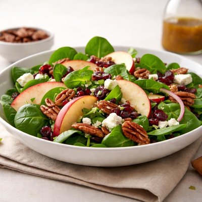 Spinach apple salad
