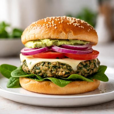 Spinach burger