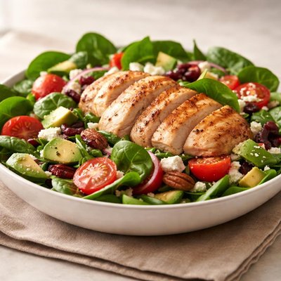 Spinach chicken salad