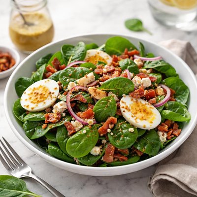 Spinach dijon salad
