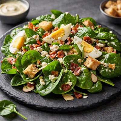 Spinach dijon salad kit