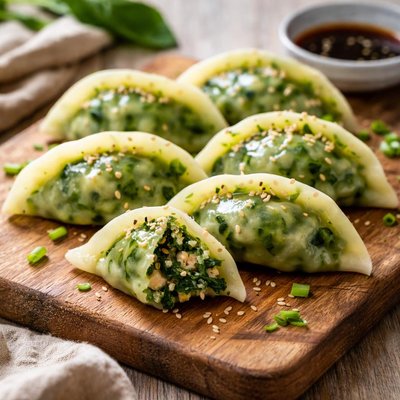 Spinach dumplings