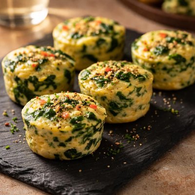 Spinach egg bites