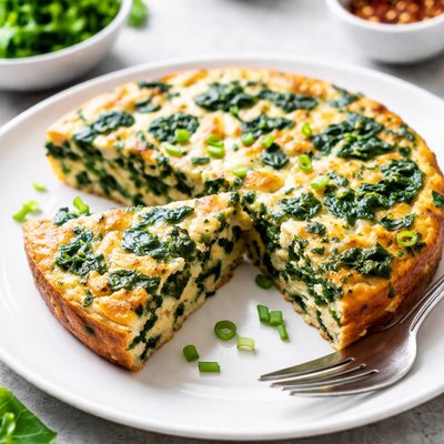 Spinach frittata