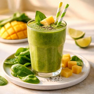 Spinach mango smoothie