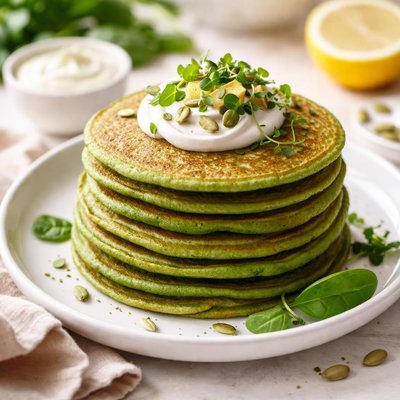 Spinach pancakes