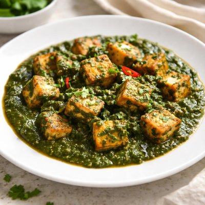 Spinach paneer