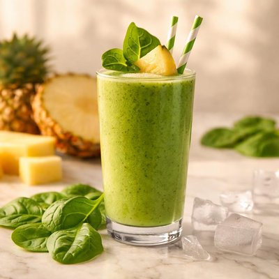 Spinach pineapple smoothie